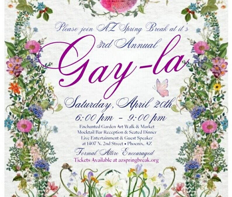 Join us for the 3rd Annual Gay-La!